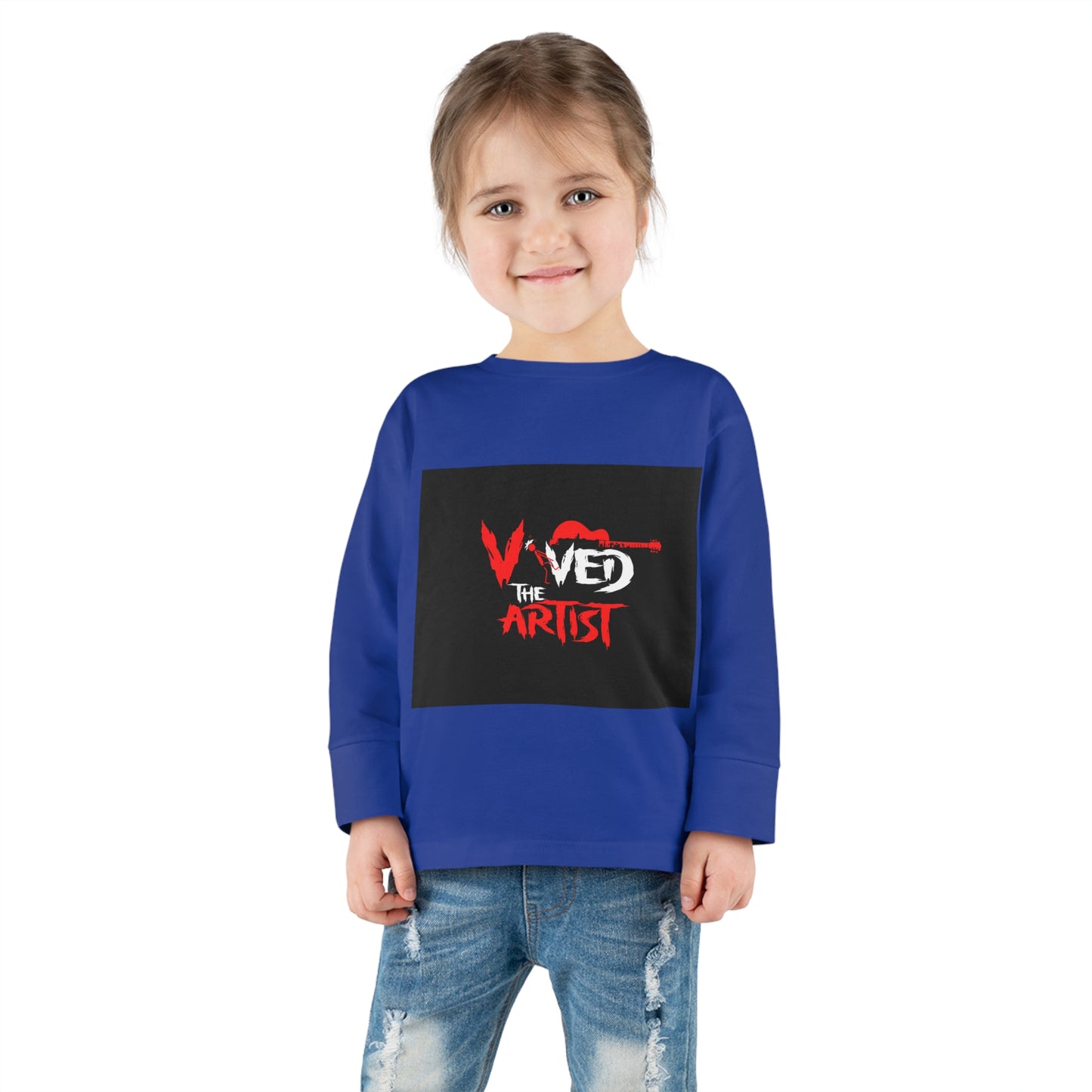 Viv'ed The Artist Toddler Long Sleeve Tee Stylish Artist's Long Sleeve Shirt for Toddlers Comfortable Viv'ed The Artist Toddler Top Trendy Toddler Graphic Tee by the Artist Affordable Artist's Long Sleeve Tee for Toddlers Fashionable Viv'ed The Artist Toddler Shirt Best Quality Toddler Graphic Print Top by the Artist Unique Design Artist's Toddler Long Sleeve Apparel Chic Viv'ed The Artist Toddler Fashion Tee Casual Long Sleeve Tee for Toddlers by Viv'ed The Artist