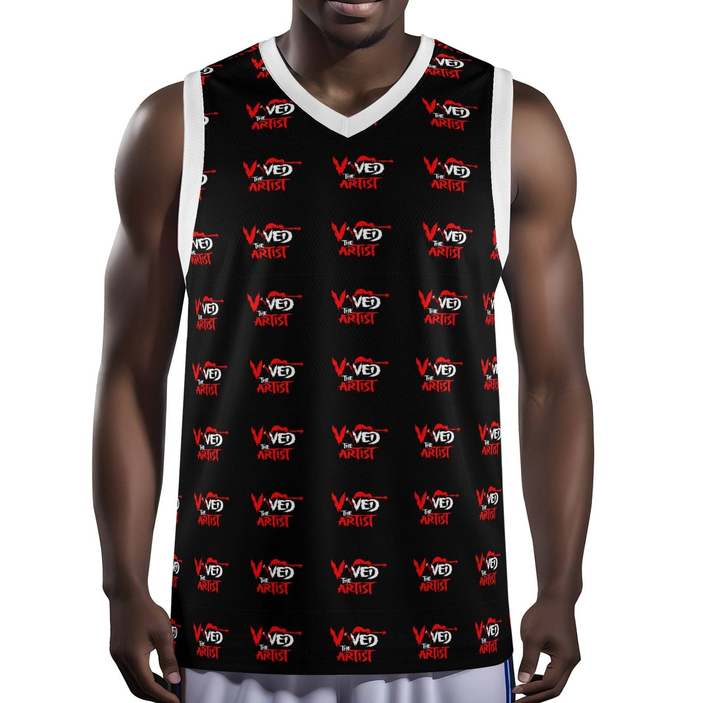 Vived The Artist basketball jersey Men's basketball jersey design Exclusive artist-inspired sportswear Streetwear basketball apparel Urban style basketball jersey Vived The Artist sports clothing Custom-designed men's jersey Trendy basketball fashion Artist-themed athletic wear Limited edition basketball gear