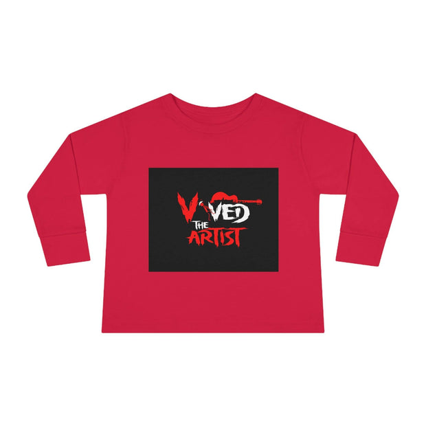 Viv'ed The Artist Toddler Long Sleeve Tee Stylish Artist's Long Sleeve Shirt for Toddlers Comfortable Viv'ed The Artist Toddler Top Trendy Toddler Graphic Tee by the Artist Affordable Artist's Long Sleeve Tee for Toddlers Fashionable Viv'ed The Artist Toddler Shirt Best Quality Toddler Graphic Print Top by the Artist Unique Design Artist's Toddler Long Sleeve Apparel Chic Viv'ed The Artist Toddler Fashion Tee Casual Long Sleeve Tee for Toddlers by Viv'ed The Artist