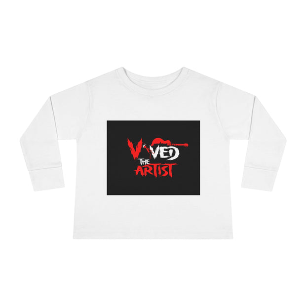 Viv'ed The Artist Toddler Long Sleeve Tee Stylish Artist's Long Sleeve Shirt for Toddlers Comfortable Viv'ed The Artist Toddler Top Trendy Toddler Graphic Tee by the Artist Affordable Artist's Long Sleeve Tee for Toddlers Fashionable Viv'ed The Artist Toddler Shirt Best Quality Toddler Graphic Print Top by the Artist Unique Design Artist's Toddler Long Sleeve Apparel Chic Viv'ed The Artist Toddler Fashion Tee Casual Long Sleeve Tee for Toddlers by Viv'ed The Artist