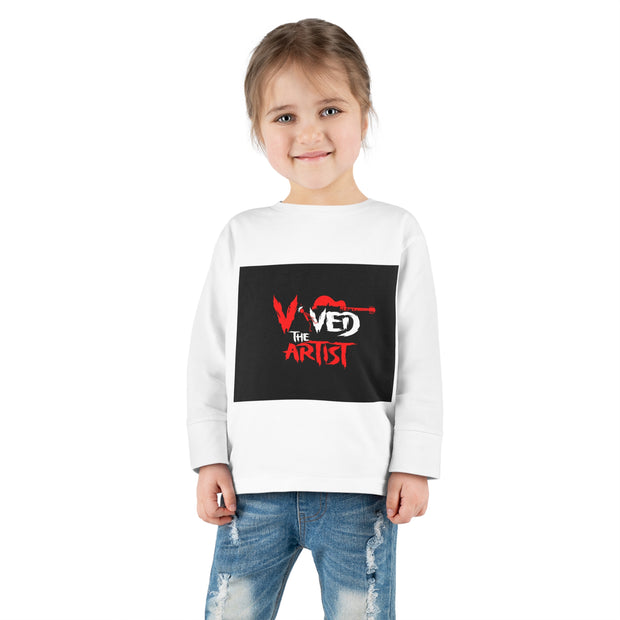 Viv'ed The Artist Toddler Long Sleeve Tee Stylish Artist's Long Sleeve Shirt for Toddlers Comfortable Viv'ed The Artist Toddler Top Trendy Toddler Graphic Tee by the Artist Affordable Artist's Long Sleeve Tee for Toddlers Fashionable Viv'ed The Artist Toddler Shirt Best Quality Toddler Graphic Print Top by the Artist Unique Design Artist's Toddler Long Sleeve Apparel Chic Viv'ed The Artist Toddler Fashion Tee Casual Long Sleeve Tee for Toddlers by Viv'ed The Artist