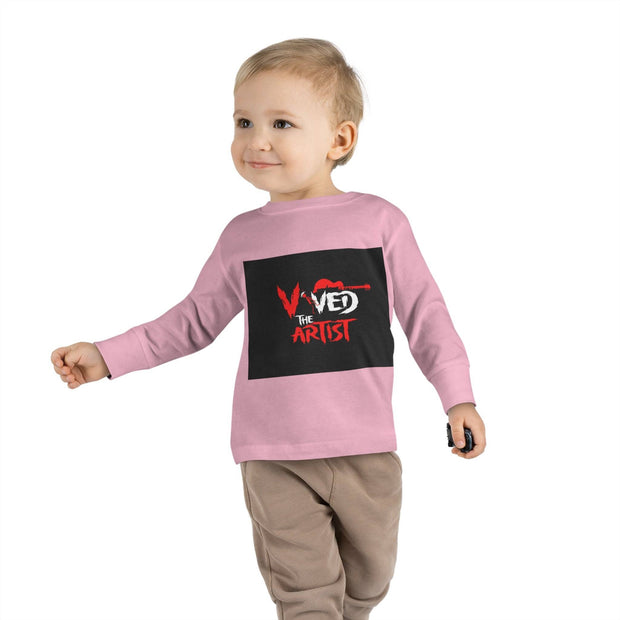 Viv'ed The Artist Toddler Long Sleeve Tee Stylish Artist's Long Sleeve Shirt for Toddlers Comfortable Viv'ed The Artist Toddler Top Trendy Toddler Graphic Tee by the Artist Affordable Artist's Long Sleeve Tee for Toddlers Fashionable Viv'ed The Artist Toddler Shirt Best Quality Toddler Graphic Print Top by the Artist Unique Design Artist's Toddler Long Sleeve Apparel Chic Viv'ed The Artist Toddler Fashion Tee Casual Long Sleeve Tee for Toddlers by Viv'ed The Artist