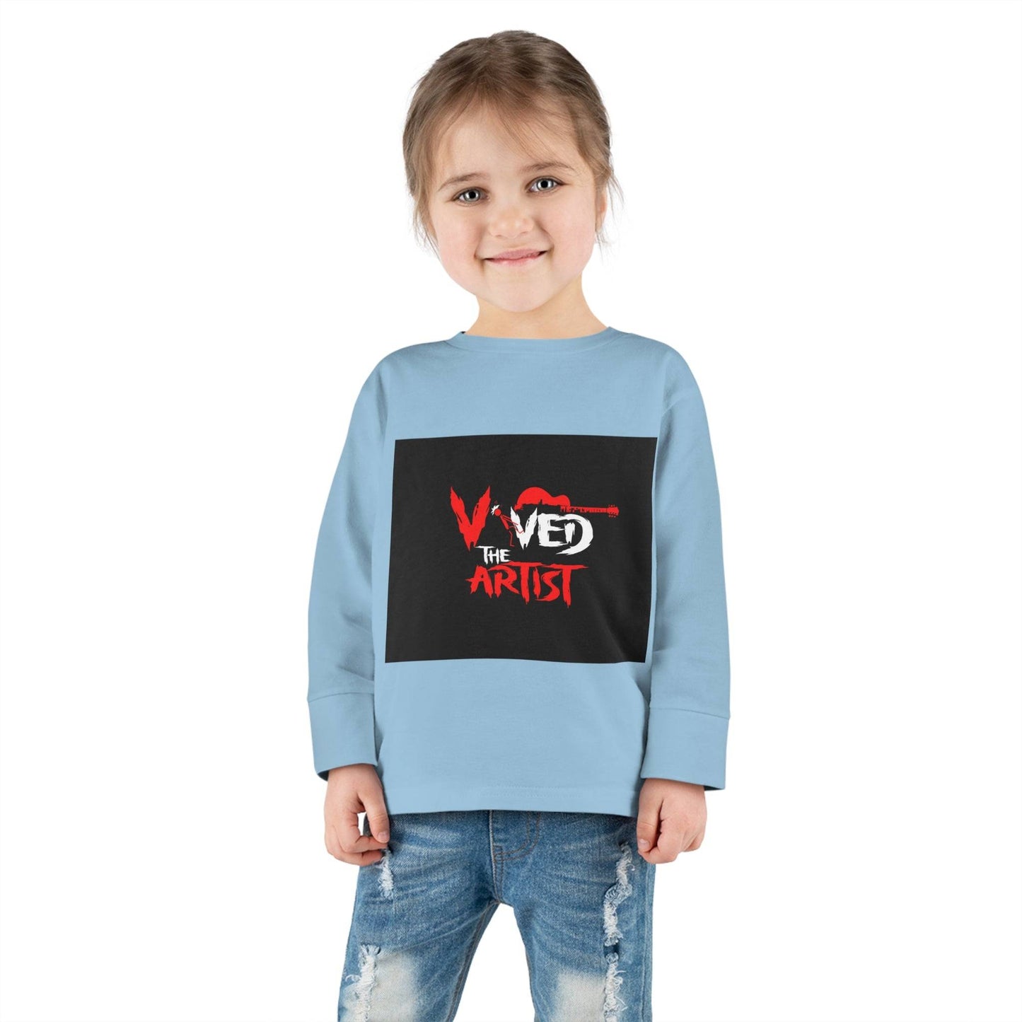 Viv'ed The Artist Toddler Long Sleeve Tee Stylish Artist's Long Sleeve Shirt for Toddlers Comfortable Viv'ed The Artist Toddler Top Trendy Toddler Graphic Tee by the Artist Affordable Artist's Long Sleeve Tee for Toddlers Fashionable Viv'ed The Artist Toddler Shirt Best Quality Toddler Graphic Print Top by the Artist Unique Design Artist's Toddler Long Sleeve Apparel Chic Viv'ed The Artist Toddler Fashion Tee Casual Long Sleeve Tee for Toddlers by Viv'ed The Artist