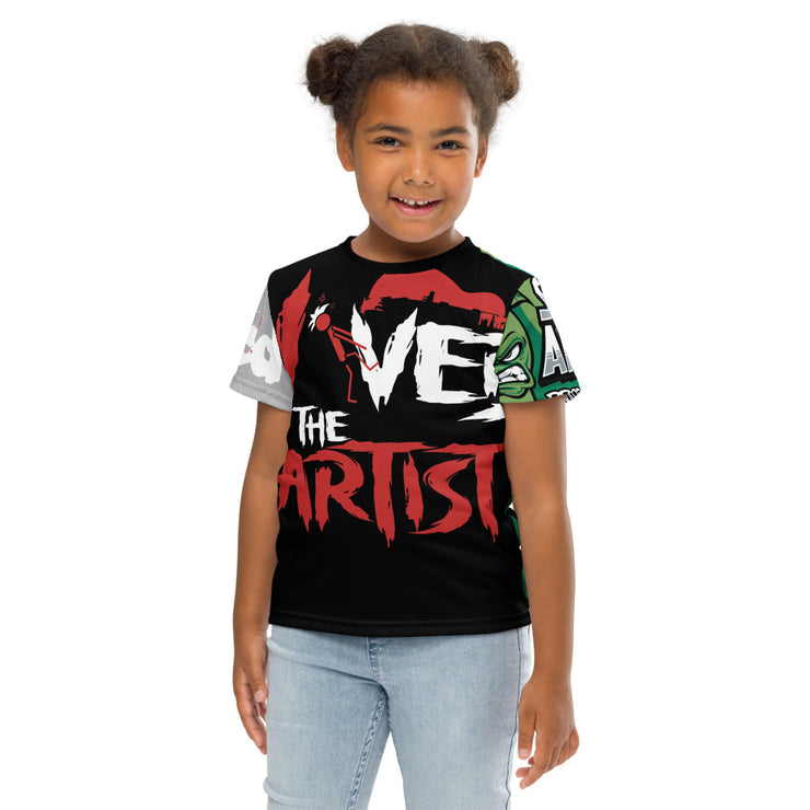 Viv'ed the Artist Kids' Activewear T-Shirt by Sour Apple