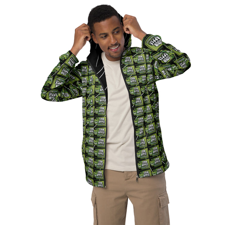 Sour Apple Men's Lightweight Athletic Windbreaker