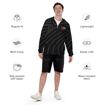 Viv'ed the Artist Men’s Athleisure Windbreaker