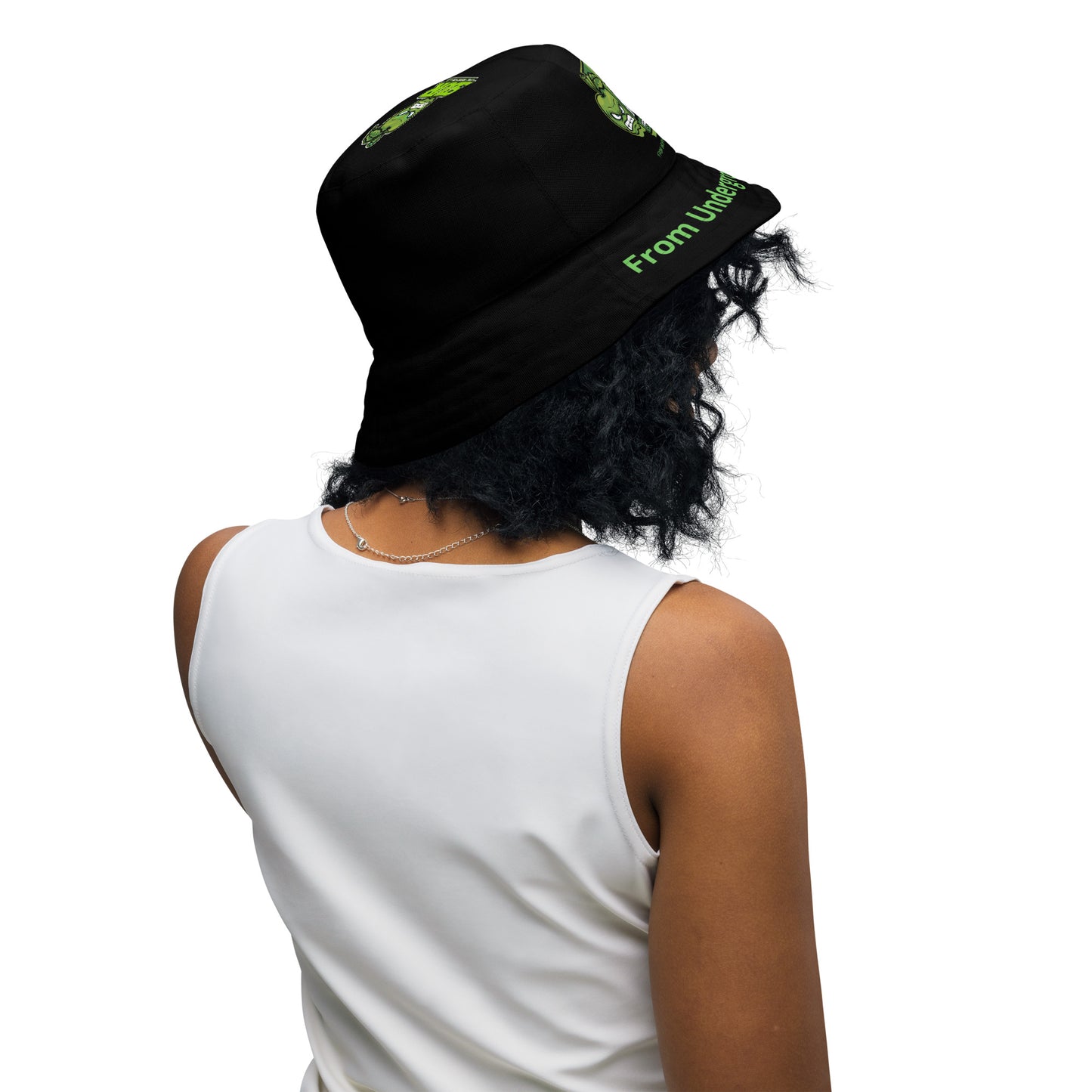 Sour Apple Reversible Bucket Hat for Stylish Athleisure Wear