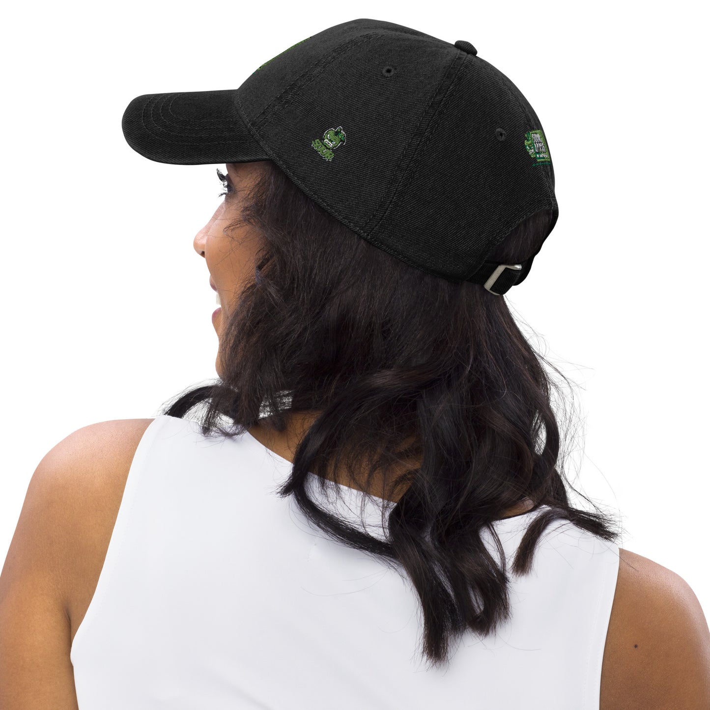 Sour Apple Athleisure Denim Cap