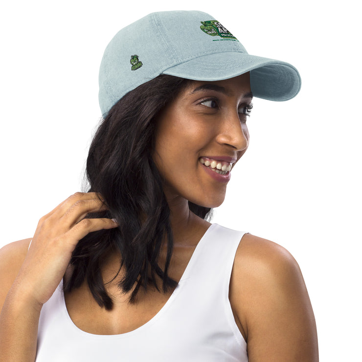 Sour Apple Athleisure Denim Cap