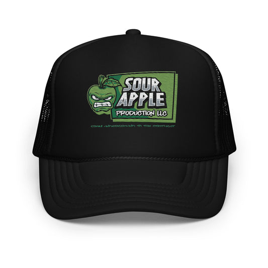 Sour Apple Foam Trucker Hat for Athleisure Style