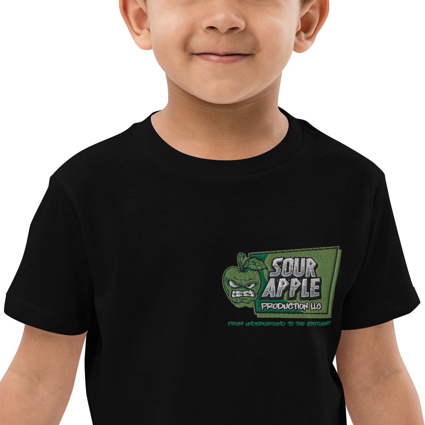 Sour Apple Eco-Friendly Cotton T-Shirt for Kids