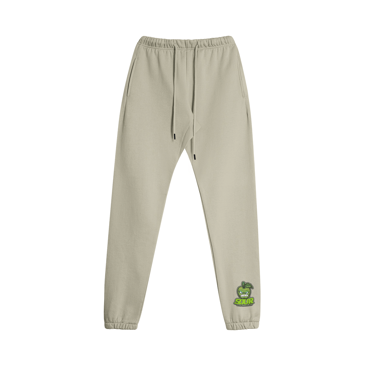 Sour Apple Cozy Fleece Sweatpants for Athleisure Activities