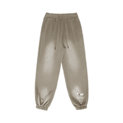 Viv'ed the Artist Men's Athleisure Wear Sun-Faded Heavyweight Sweatpant in beige with a smoky sun faded look, drawstring waist, and relaxed fit.
