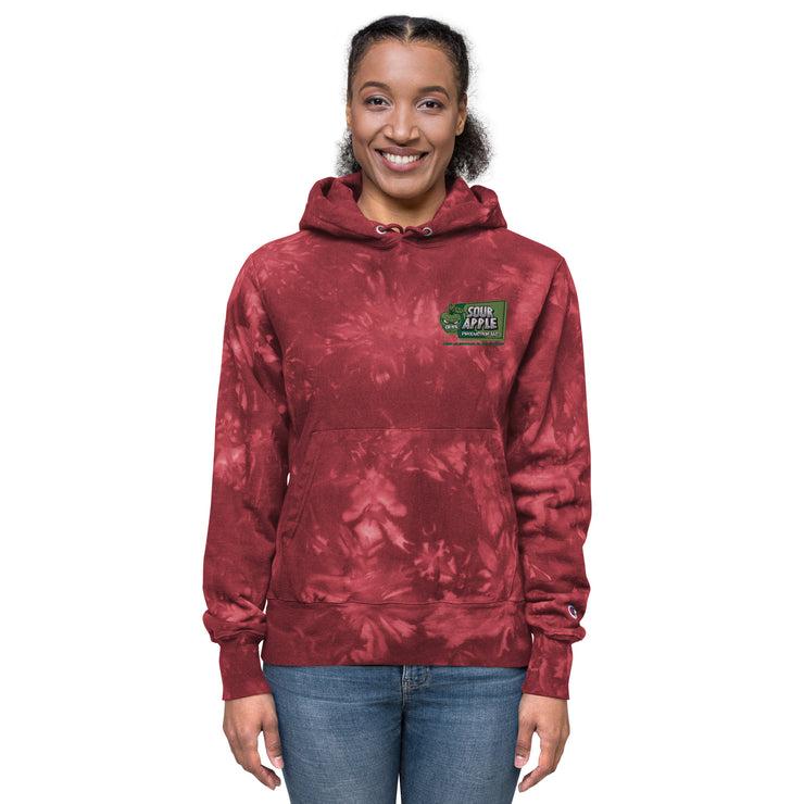 Sour Apple Tie-Dye Unisex Hoodie - Stylish Athleisure Essential