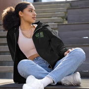 Sour Apple Unisex Fleece Zip Up Hoodie for Athleisure Comfort