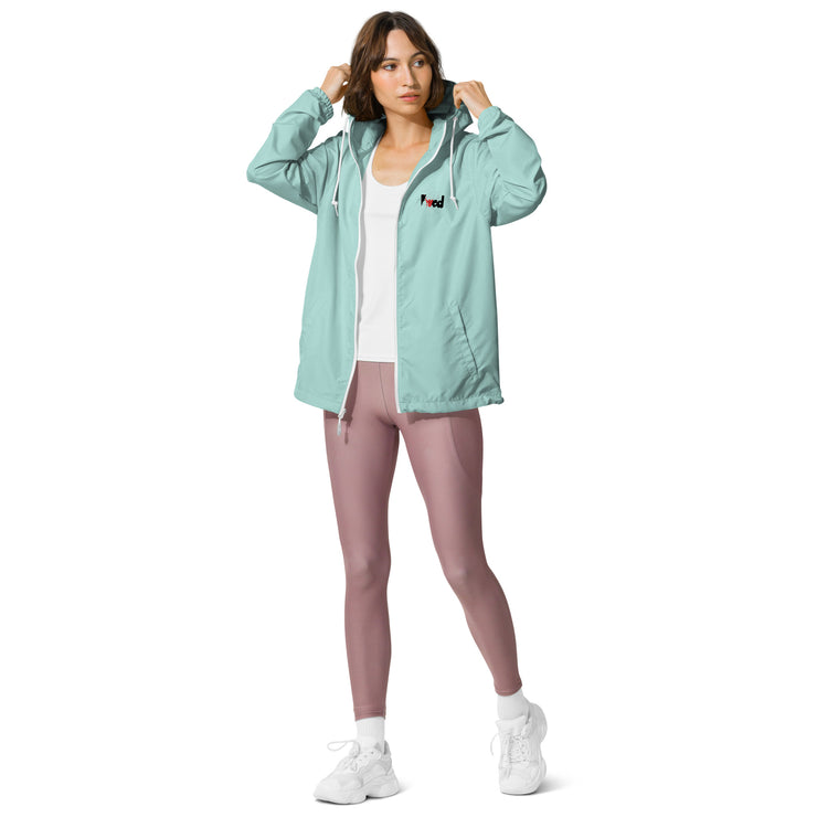 Viv'ed the Artist Women's Athleisure Lightweight Zip Up Windbreaker