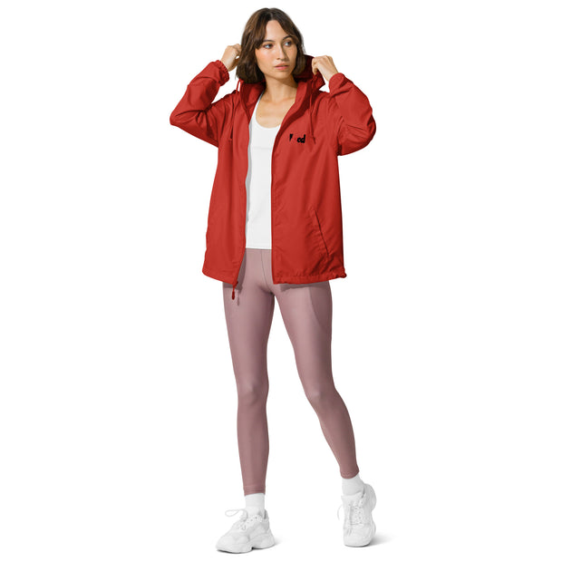 Viv'ed the Artist Women's Athleisure Lightweight Zip Up Windbreaker