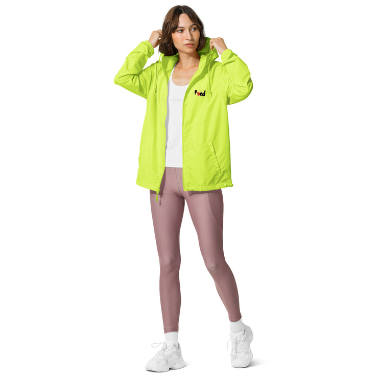 Viv'ed the Artist Women's Athleisure Lightweight Zip Up Windbreaker