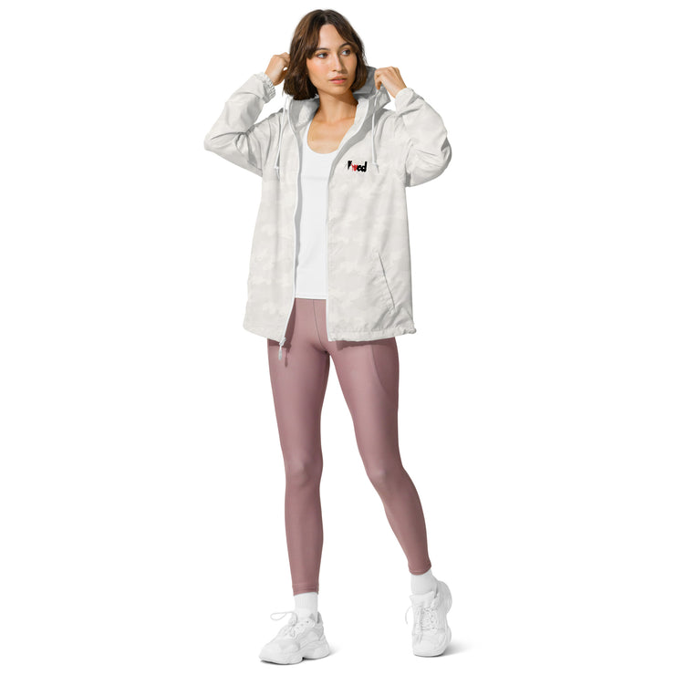 Viv'ed the Artist Women's Athleisure Lightweight Zip Up Windbreaker