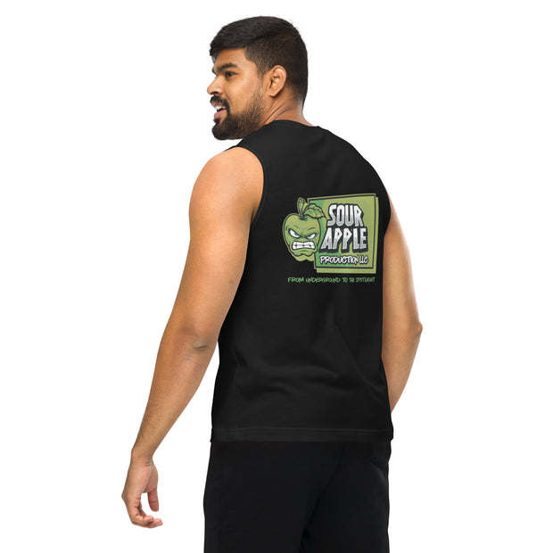 Sour Apple Activewear Sleeveless Muscle Tee