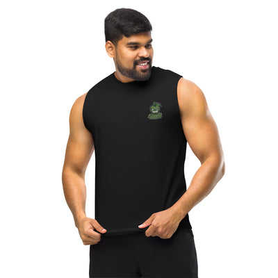 Sour Apple Activewear Sleeveless Muscle Tee