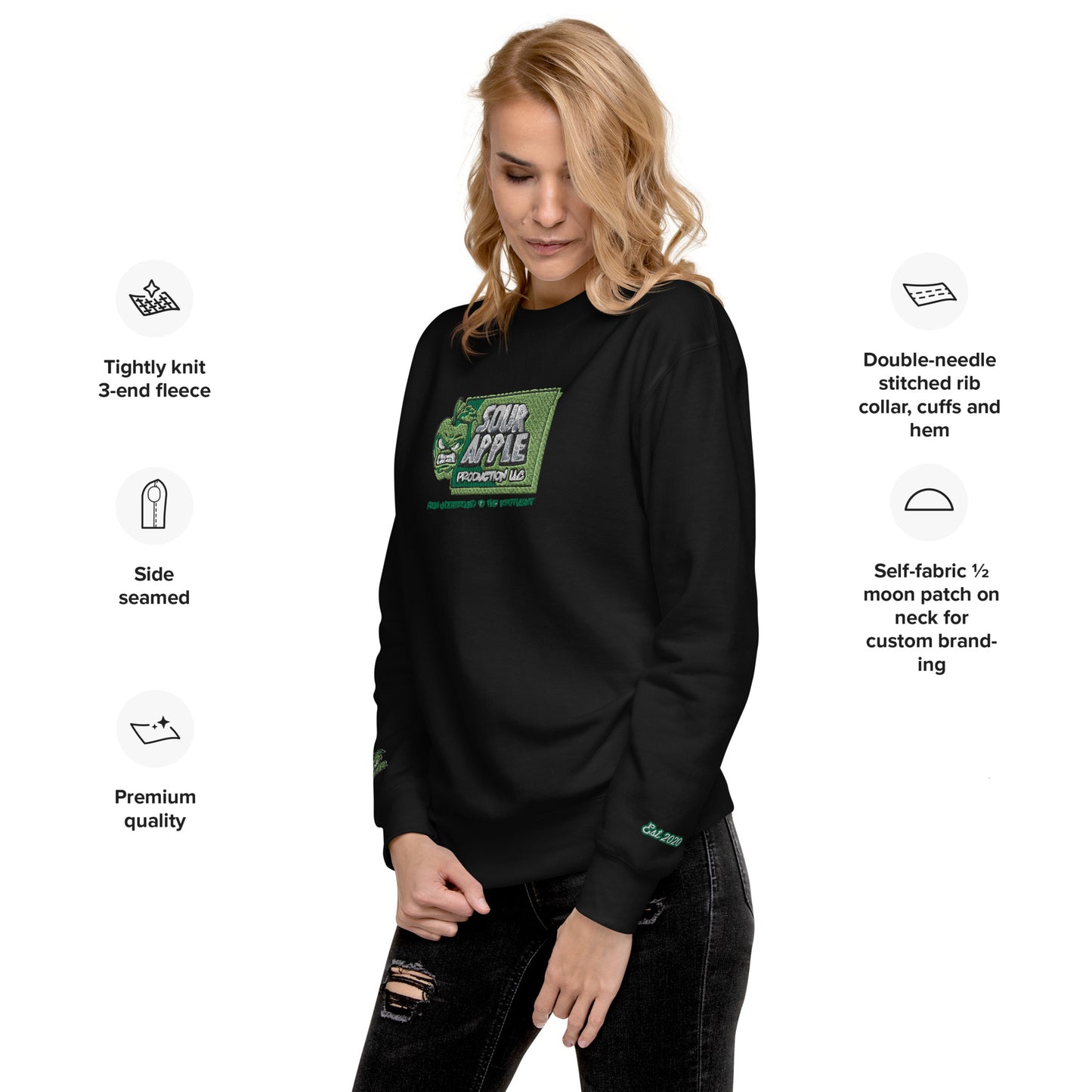 Sour Apple Unisex Premium Sweatshirt