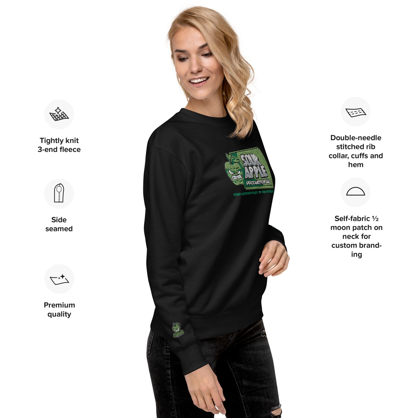 Sour Apple Unisex Premium Sweatshirt