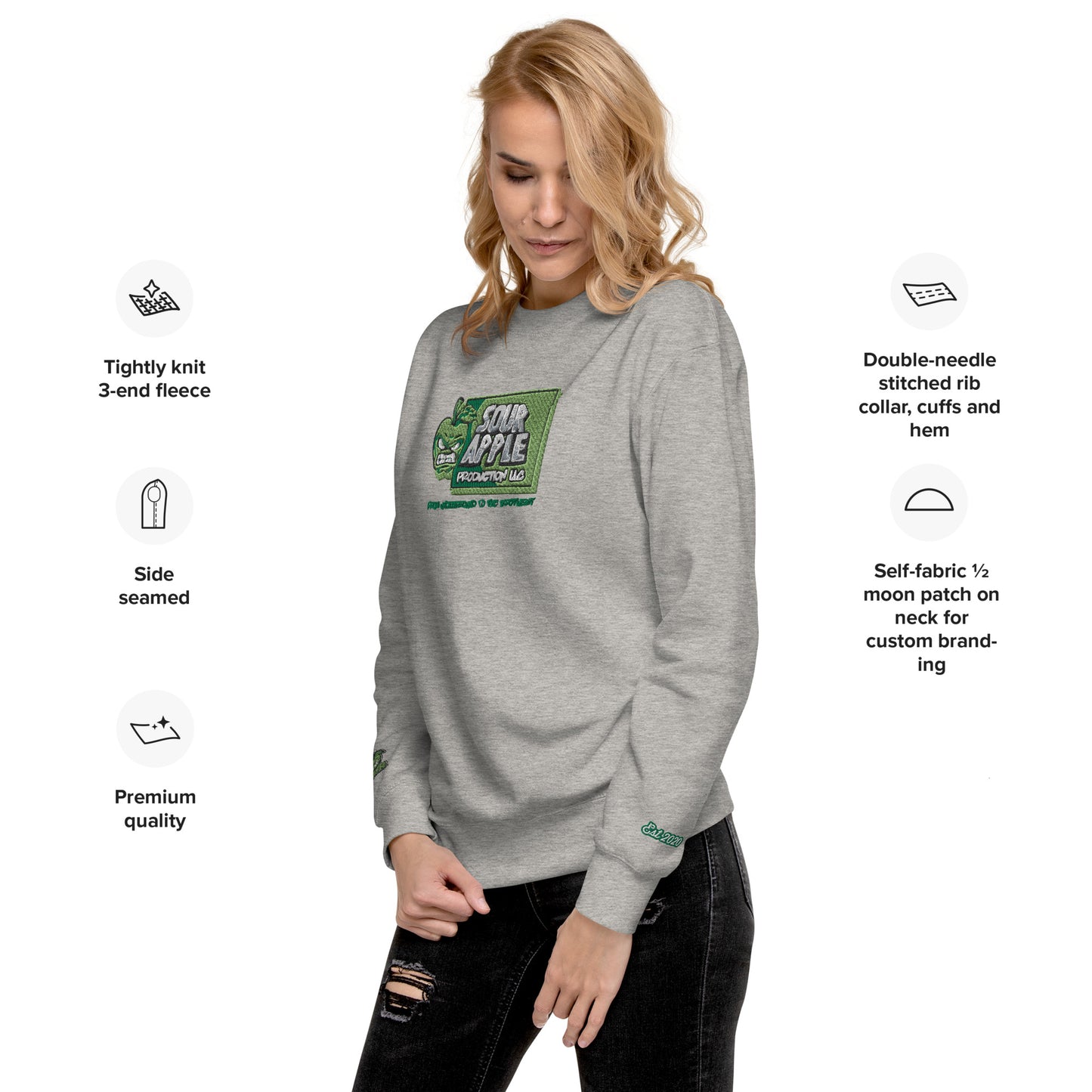 Sour Apple Unisex Premium Sweatshirt