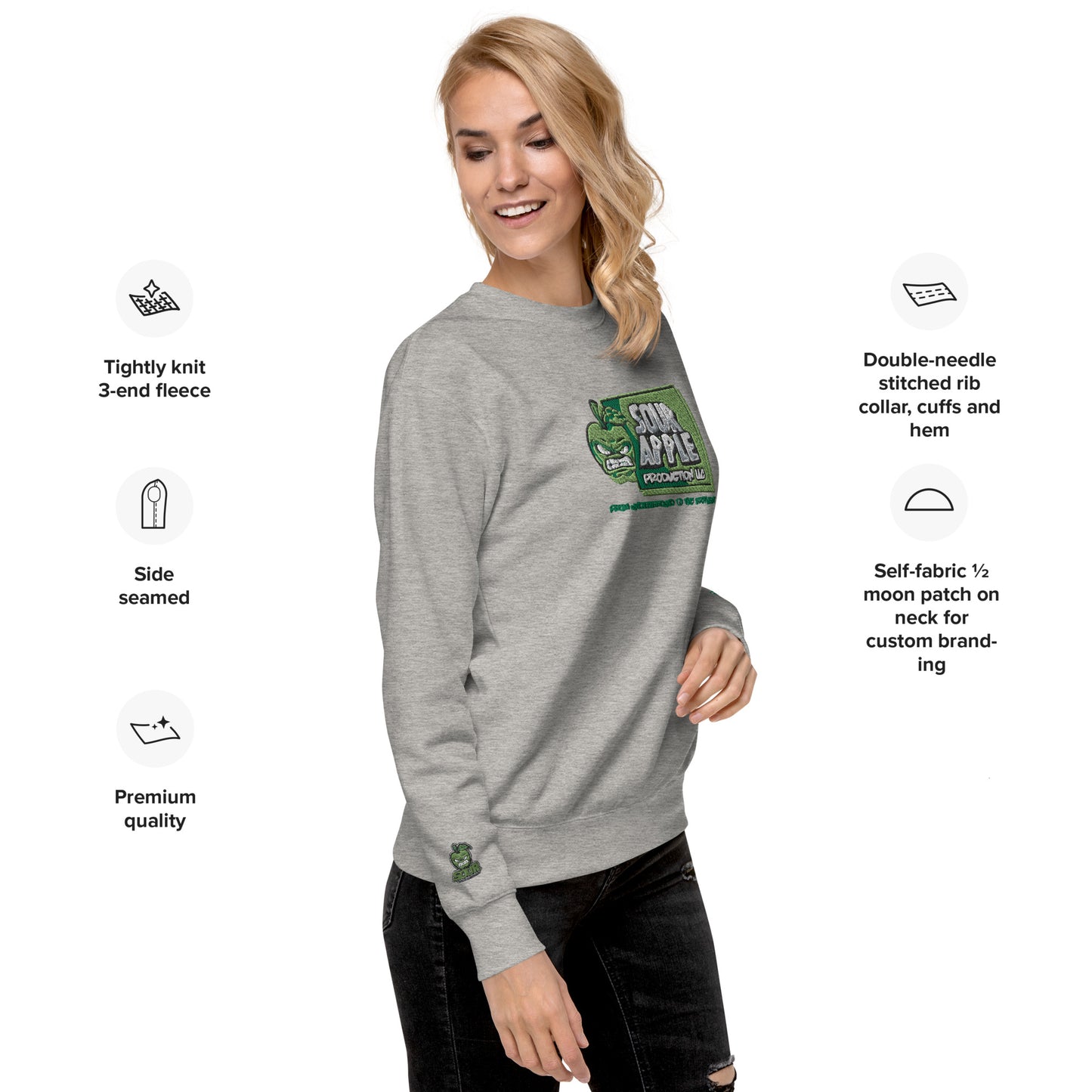 Sour Apple Unisex Premium Sweatshirt