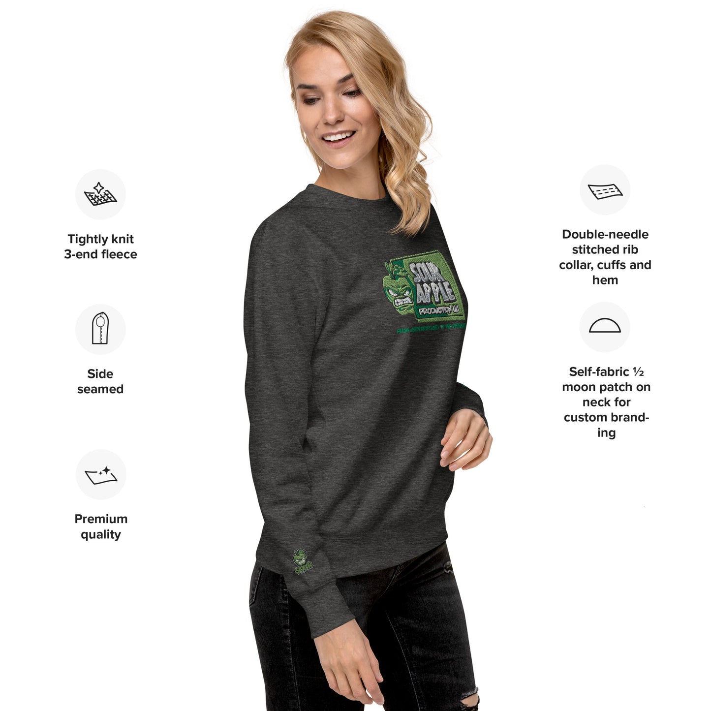 Sour Apple Unisex Premium Sweatshirt