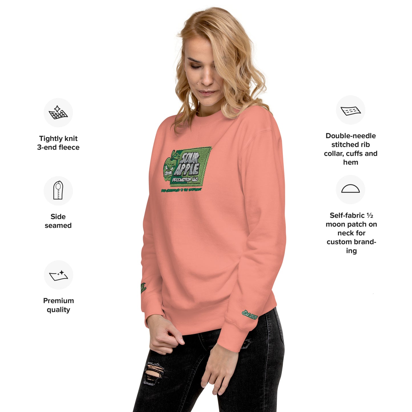 Sour Apple Unisex Premium Sweatshirt