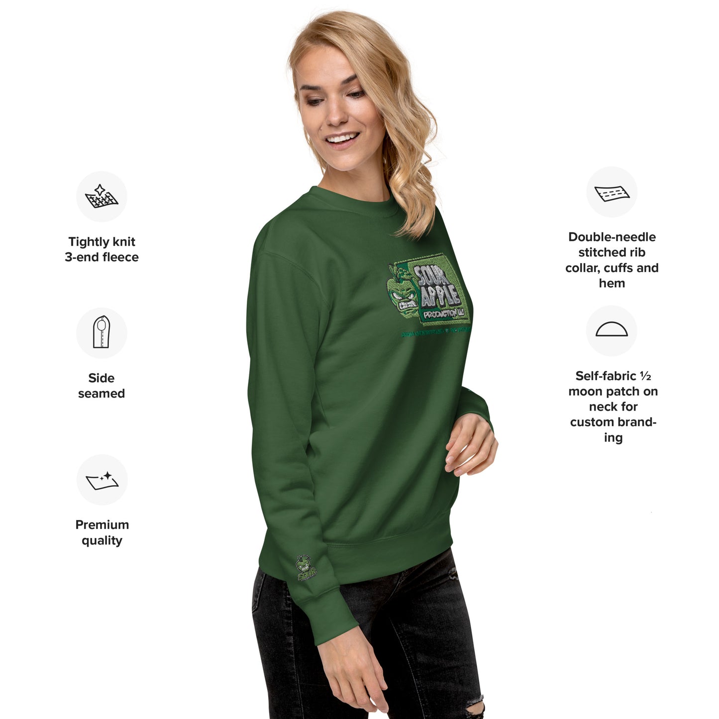 Sour Apple Unisex Premium Sweatshirt