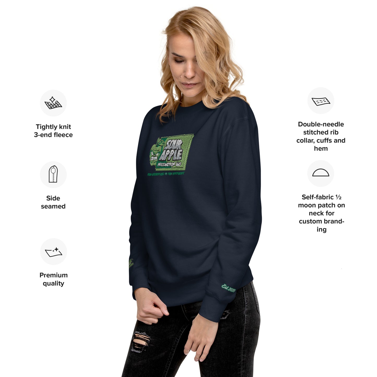 Sour Apple Unisex Premium Sweatshirt