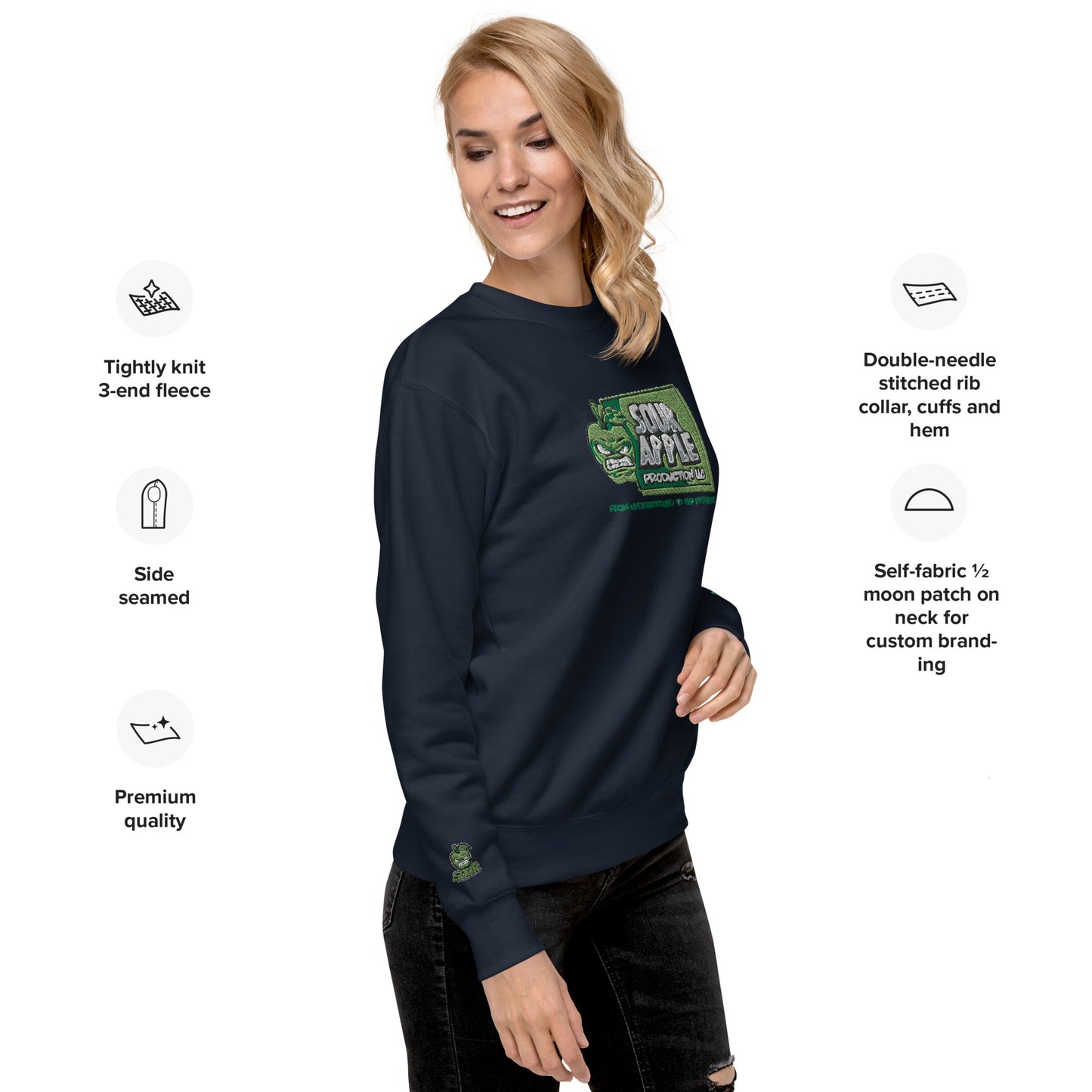 Sour Apple Unisex Premium Sweatshirt