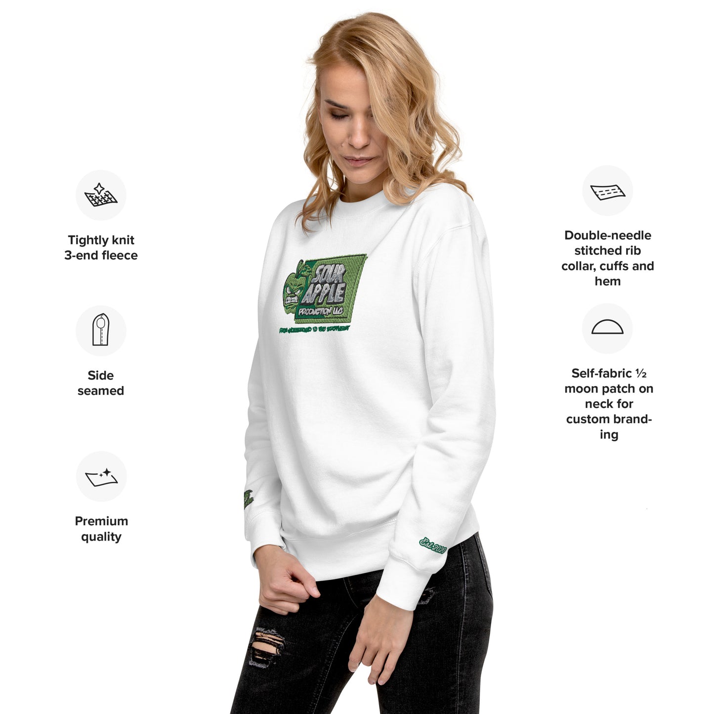 Sour Apple Unisex Premium Sweatshirt