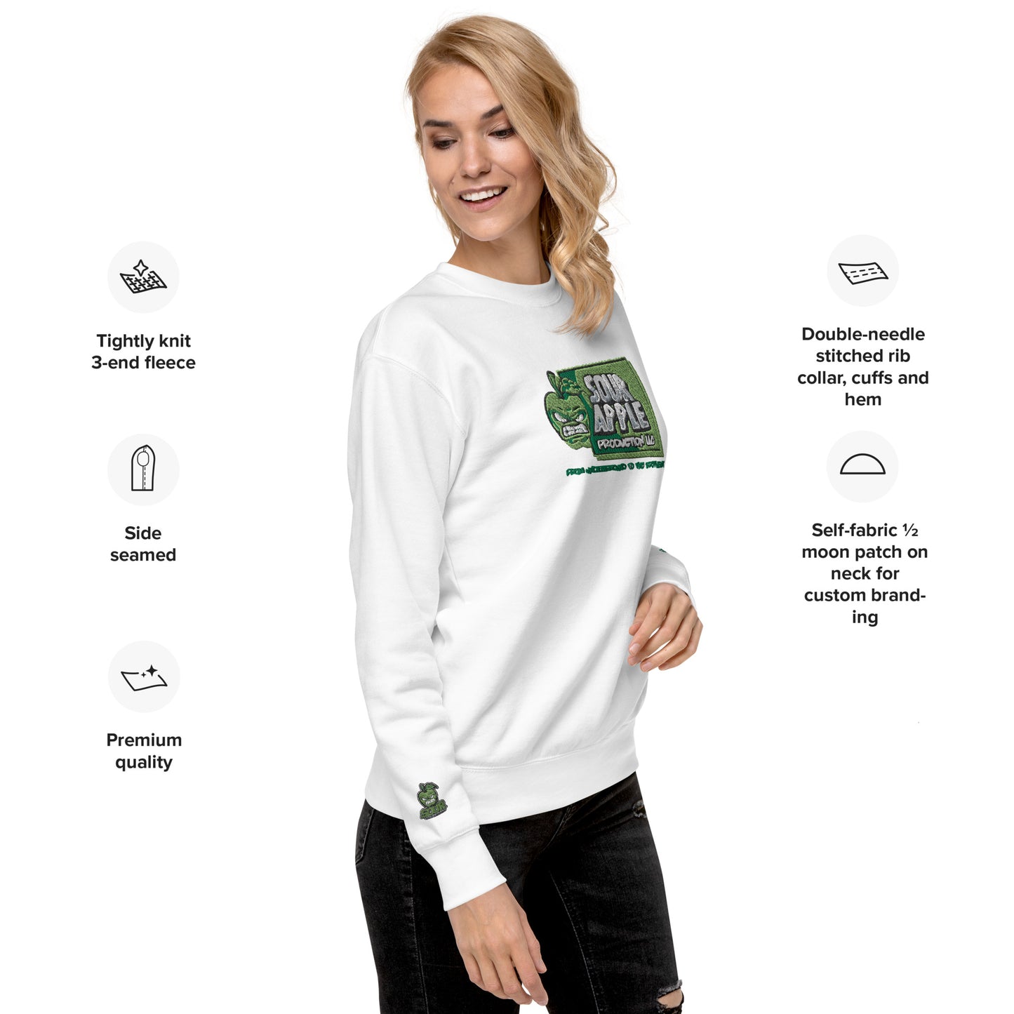 Sour Apple Unisex Premium Sweatshirt