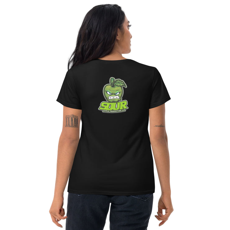 Sour Apple Women's Athleisure Wear Short Sleeve T- Shirt