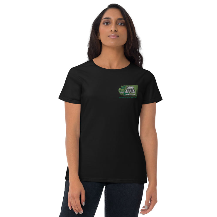 Sour Apple Women's Athleisure Wear Short Sleeve T- Shirt