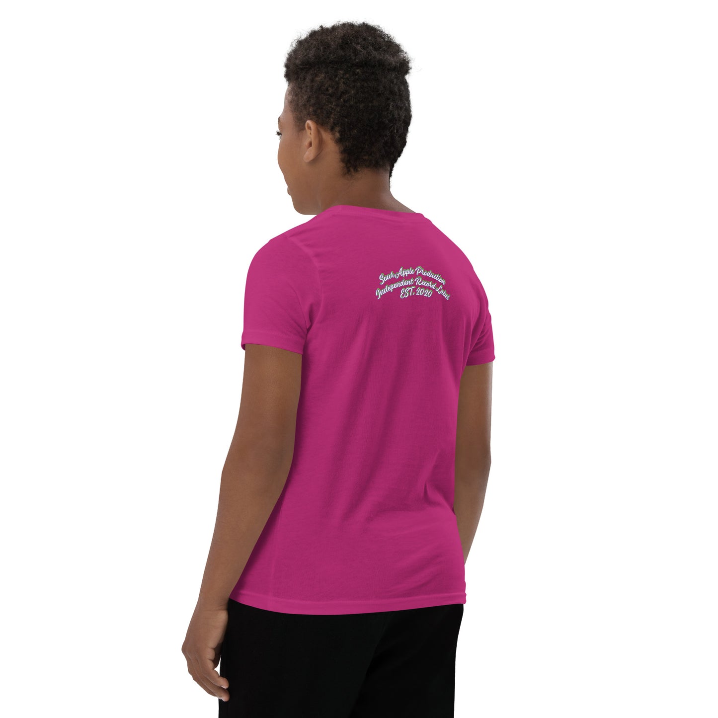 Sour Apple Youth Athleisure Wear Short Sleeve T-Shirt