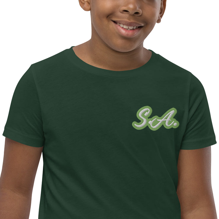 Sour Apple Youth Athleisure Wear Short Sleeve T-Shirt